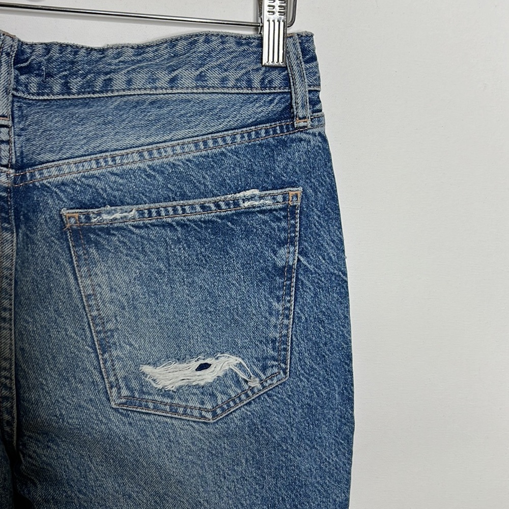 Free People We The Free Distressed Frayed Hem Ankle Jeans Sz 29 (NWOT) - Picture 5 of 10